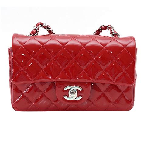 red patent chanel bag price|Chanel mini flap bags.